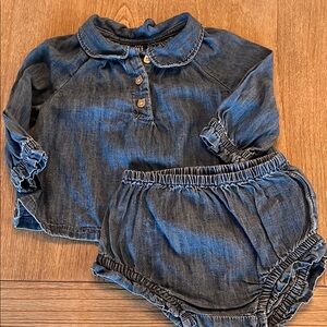 Denim Blue Kids Outfit